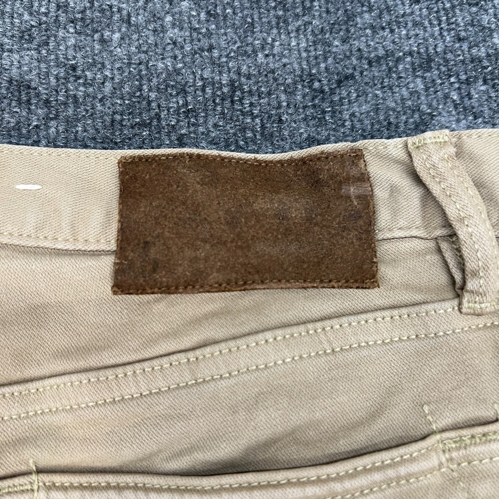 Todd Snyder Pants Men 31x30 Beige Chino Flat Front Straight Leg Zip Fly Stretch - Picture 15 of 16